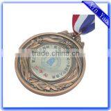 High Quality Custom Logo Engraved Antique Brass Award Medals