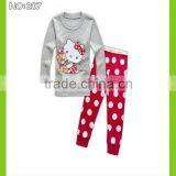 Children's Pajamas Pure Cotton Funny Cartoon Pajamas Blue Background Deer Image Pajamas Set thumbnail-4