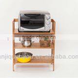 2015 bamboo microwave shelf for kitchen