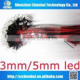 12V LEDs With 20cm Blue Prewired 3mm LED Light Lamp thumbnail-2