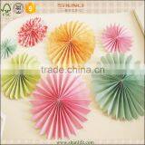 Bridal Showers Decoration Handmade Round Paper Flower Medallions