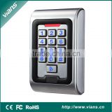 High secure weather proof single door metal access control outdoor use with card reader