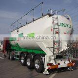 CIMC LINYU 3 Axles Aluminum Alloy Lifting Bulk Cement Semi Trailer thumbnail-3