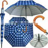 G32J Good Selling Straight Golf Check Men Umbrella thumbnail-1