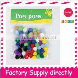 Colorful Pom Pom Trim, Animal Pompom for Kids, Craft Pom Poms Wholesale -Dia 2cm thumbnail-1