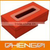 High Quality Factory Custom Made Leather Tissue Box For Car