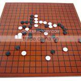 Traditional CHINESE GO Game in Wood With Urea Pieces - Brown Color thumbnail-2