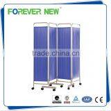 YXZ-028D 4 Folding Steel Folding Hospital Ward Screen With Wheels thumbnail-1
