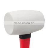 Plastic Mallet, Fiberglass Handle White Rubber Mallet, 16-Ounce thumbnail-6