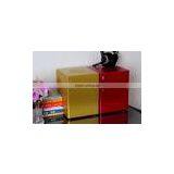 Realan High Quality Industrial Vertical Cube Aluminium Mini Itx Desktop Computer pc Case E-D3 (black Silver Red Gold) thumbnail-6