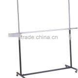 Chrome and Powder Coating Concise Garment Display