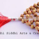 Unique Necklace Beads/sandalwood Beads/japa Mala Beads thumbnail-3