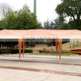 Outsunny 10' x 30' Gazebo Canopy Party Tent w/ 5 Removable Window Walls - Coffee thumbnail-1