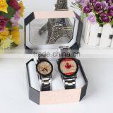 Chinese Factories Wholesale Custom High-grade Plastic Slot 2 Watches Boxes, Fashion Beautiful Gift Box