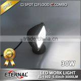 5.5in 30W Rectangle Led Driving Light Hi-low Beam 3 Wire Out for 4x4 Jeep Off-road Powersports Motorsports ATV UTV SUV