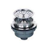 PJ-915 140MM, STAINLESS STEEL STRAINER WITH DOUBLE WASTE COLLECTION thumbnail-1