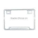 Motorcycle Silver Aluminum License Plate Frame For SUZUKI HONDA KAWASAKI DUCATI thumbnail-1