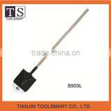 Mechanical Industrial Round Point Shovel With Wooden Handle thumbnail-2