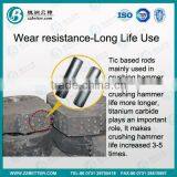 TiCN Based Cermet Rods/Titanium Carbide Rods for Crushing Hammer Use thumbnail-1