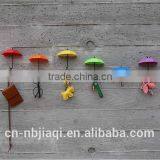 Lovely Umbrella Shape Sticky Hooks/3pcs in One Set thumbnail-3