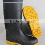Steel Toe and Steel Plate Protetive Construction Rain Boots With Reflective Strip thumbnail-1