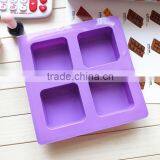 Silicone Cake Mold Pan for Baking/4-Mold Mini Loaf Pan thumbnail-2