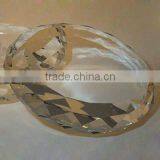 Faceted Round Crystal Cup Coaster thumbnail-1