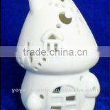 Unpainted Bisque House DIY Ceramic Paint