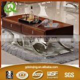 C386 Modern Design Living Room Furniture Marble Top Mdf End Table thumbnail-3