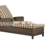 2017 Trade Assurance Fresh Style Adjustable Alum Frame Folding Round Rattan Chaise Sun Loung Daybed Furniture thumbnail-1