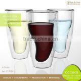 Design Made-By-Hand Clear Glass Beer Can Shaped Glass thumbnail-4