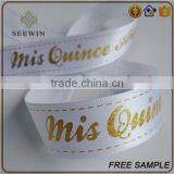 Customerised Multicolor Printed Satin Fabric Craft Ribbon thumbnail-2