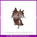 Cast Iron Home Decoration Ox-head Bell thumbnail-1