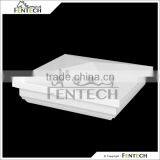 4" x 4" White Englad Vinyl Fence Post Caps thumbnail-1