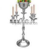 Silver Plated Flower Bowl Candelabra thumbnail-1