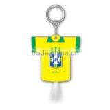 Plastic Keychain With Light High Quality Keychain Lighter With Fans Shirt Shape Christmas Light Keychain thumbnail-3