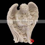 Fiberglass Angel Statue With Baby thumbnail-1