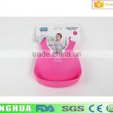 Wholesale Colorful Baby Bib Silicone Baby Bib Customized thumbnail-3