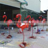 Garden Decoration Animals Resin Crafts Fiberglass Flamingo Statue thumbnail-5