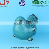 BSCI Audit Factory Antique Style Garden Decor Ceramic Bird, Garden Planter Bird thumbnail-1