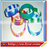 Colorful Segmented Silicone Bracelets (sports Type) thumbnail-1