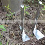 Best Sale High Grade Stainless Steel Mini Anti Slip Handle All Steel Farming Hoe thumbnail-2