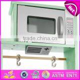 New Design Luxurious White Wooden Boys Play Kitchen for Kids W10C279 thumbnail-5