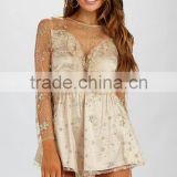 shiny glitter party playsuits women fashion design sexy playsuit
