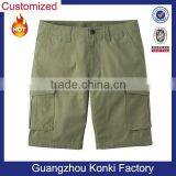 Light Grey Color Mens Golf Shorts With Pockets thumbnail-1