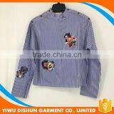 Best Quality Fashion Embroidery Blouse Ladies thumbnail-1