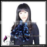 CX-S-48Q Frost Genuine Ladies Rex Rabbit Fur Scarf thumbnail-2