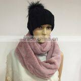 PV Velvet Fabric Infinity Scarf thumbnail-4