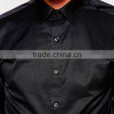 Classic Formal Slim Fit Black Shirt for Men thumbnail-2