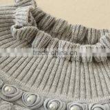 Long Sleeve Spring Sweaters Kids Fashion Turtleneck Clothes Children Good Quality Girls Grey Sweaters Wholesale thumbnail-5